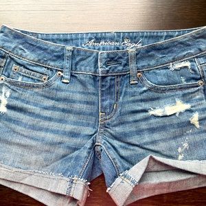 American eagle jean shorts size 2